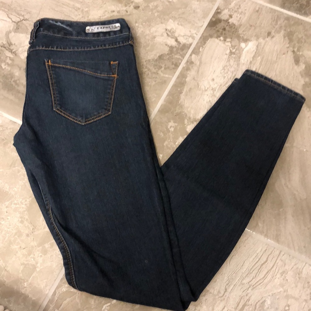 Express stretch skinny jeans